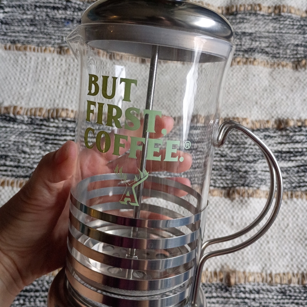 Stainless Steel French Press Coffee Maker - Picture 4 of 5
